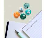 Quaranteam Pinback Buttons